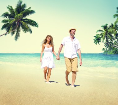 Balayı yaz plaj Dating kavramı