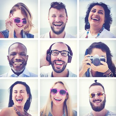 Arkadaşlar portre beraberlik kavramı