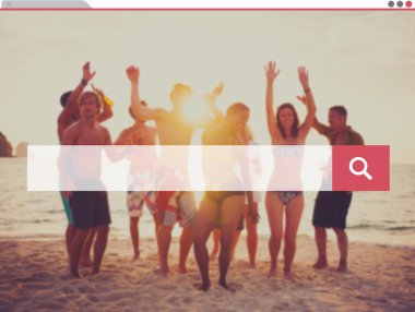 grup arkadaşıyla, yaz konsepti