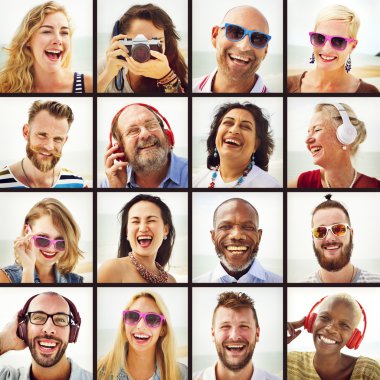 Dostluk Beach kavramı yapıştırma