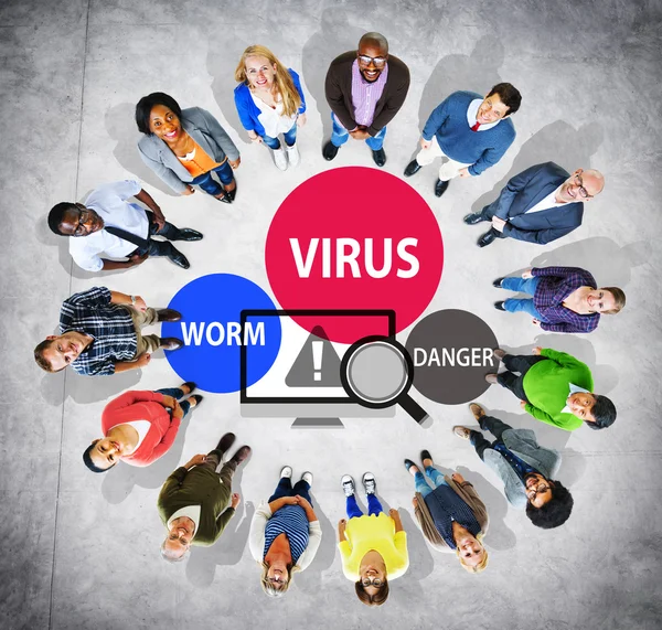 Virus Internet Security Concept — Stockfoto