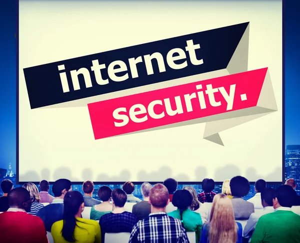 Koncepce ochrany zabezpečení Internetu — Stock fotografie