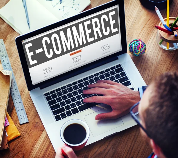 E-commerce Digitale Marketing Concept — Stockfoto