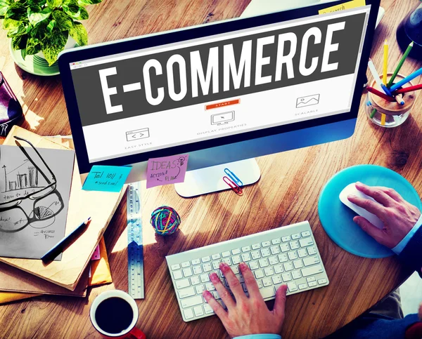 E-commerce Digitale Marketing Concept — Stockfoto