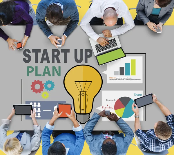 Startup Éxito Concepto de negocio — Foto de Stock