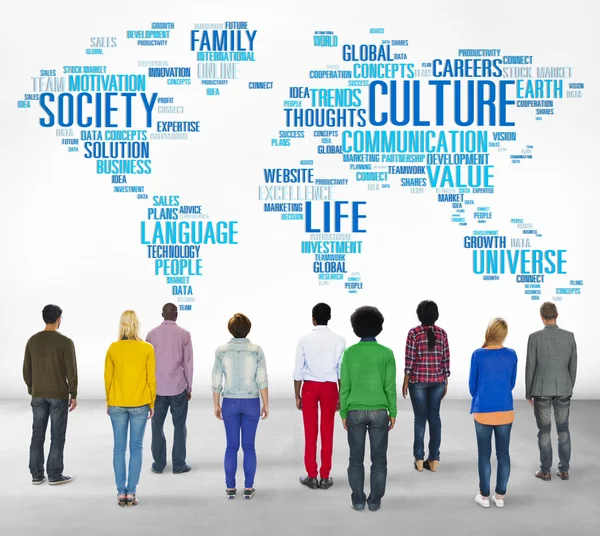 Ideologia comunitaria Concetto di società — Foto Stock