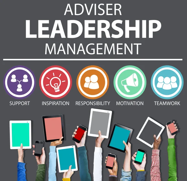 Consigliere Leadership Management Concept — Foto Stock