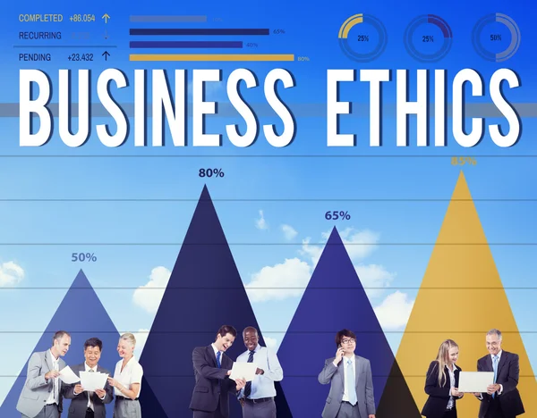 Business Ethics Onestà Ideologia Integrità Concetto — Foto Stock