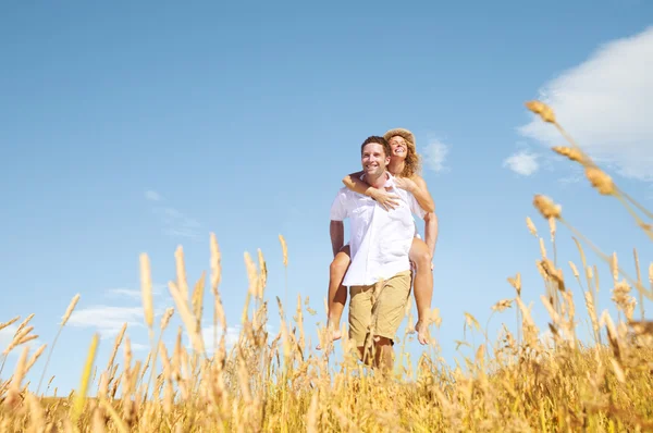 Conceito de Casal Amor Relaxante — Fotografia de Stock