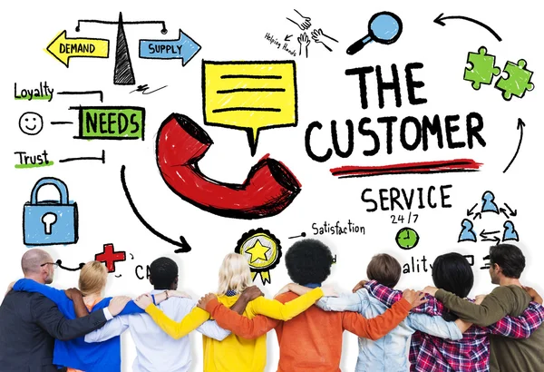 Het Customer Service Concept — Stockfoto