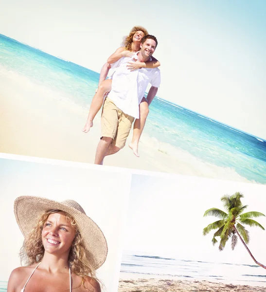 Lune de miel Couple Summer Concept — Photo