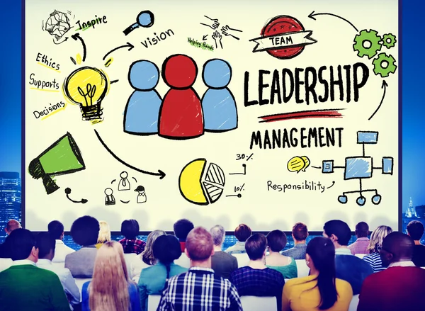 Leiderschap Leader Management-Concept — Stockfoto