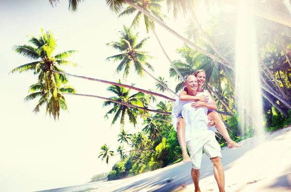 Conceito de Ilha do Amor de Casal — Fotografia de Stock