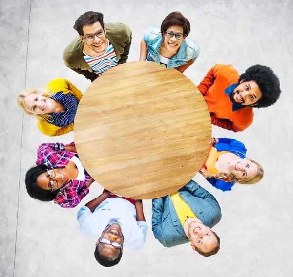 Diversiteit groep mensen, saamhorigheid Concept — Stockfoto