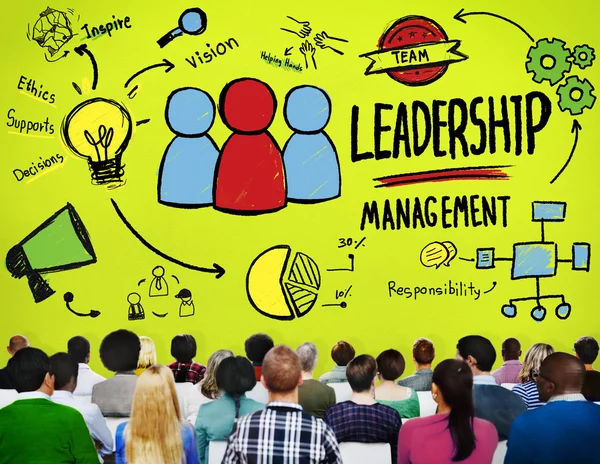 Leadership Leader Management Concept — Stock Photo, Image