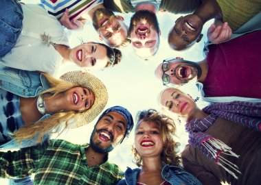 Dostluk Beach kavramı yapıştırma