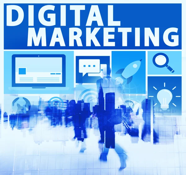 Koncept för digital marknadsföring — Stockfoto