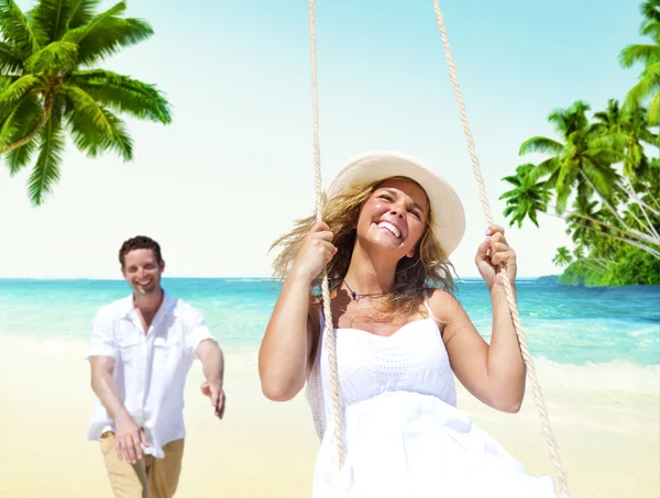 Honeymoon Summer Beach Concept — Stock Photo, Image