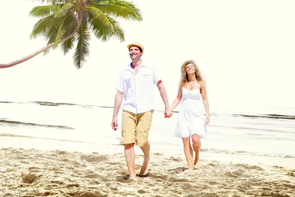 Huwelijksreis zomer strand Concept — Stockfoto