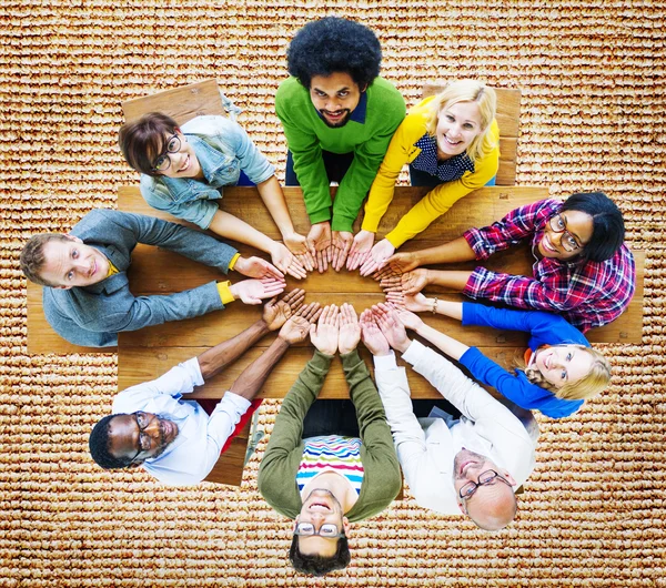 Diversiteit mensen liefdadigheid Concept — Stockfoto