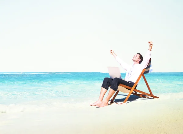 Conceito de trabalho do empresário — Fotografia de Stock