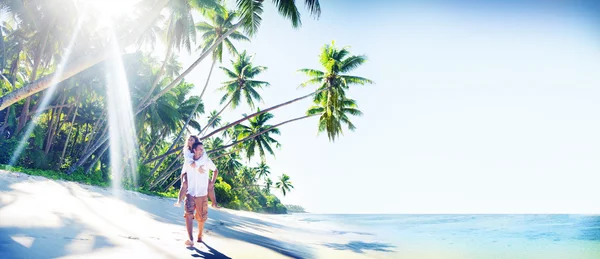 Conceito de Ilha do Amor de Casal — Fotografia de Stock