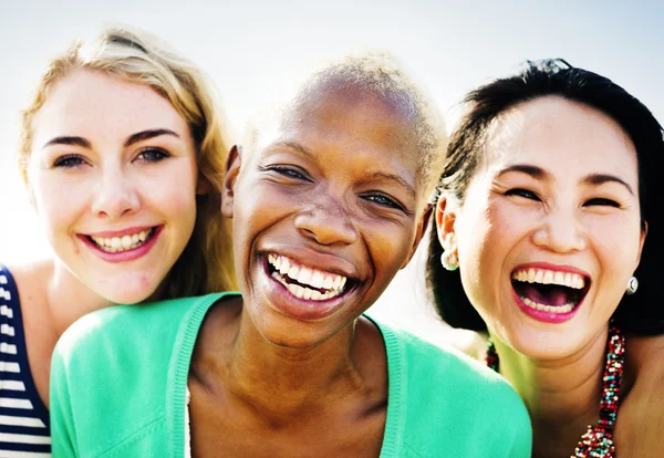 Girlfriends Party at Summer — Stock Photo, Image