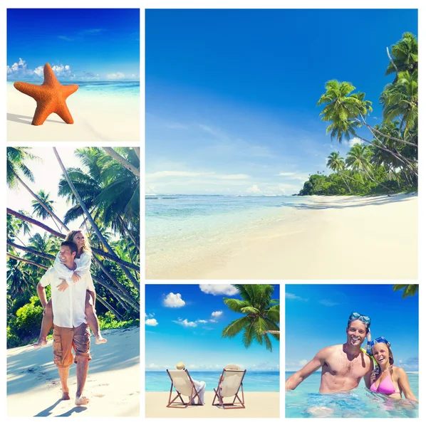 Honeymoon Summer Beach Concept — Stock Photo, Image