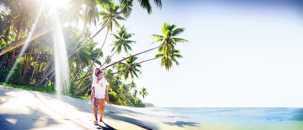 Conceito de Ilha do Amor de Casal — Fotografia de Stock