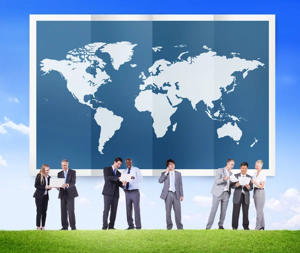 Wereld Global businessconcept — Stockfoto