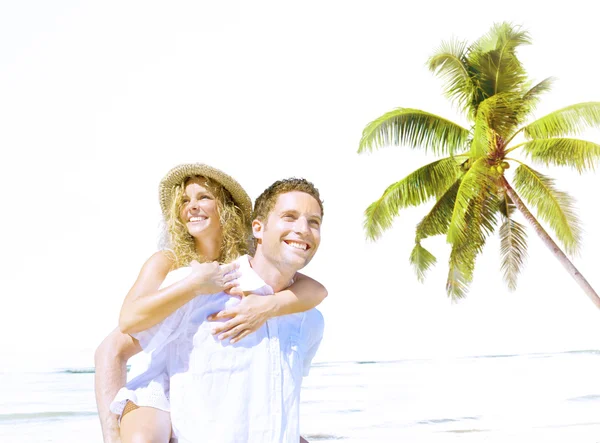 Couple Love Island Concept — Stock Photo, Image