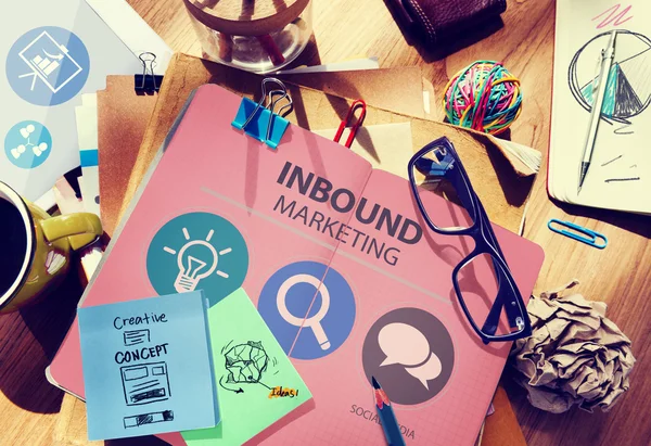 Conceito de Inbound Marketing — Fotografia de Stock