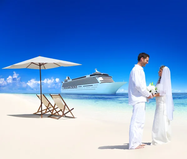 Matrimonio Playa Verano Concepto —  Fotos de Stock