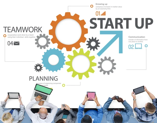 Start-up Ziele Erfolg Geschäftskonzept — Stockfoto