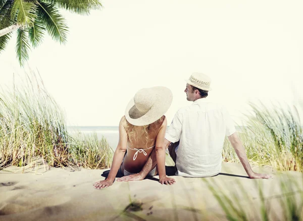 Huwelijksreis paar zomer Concept — Stockfoto