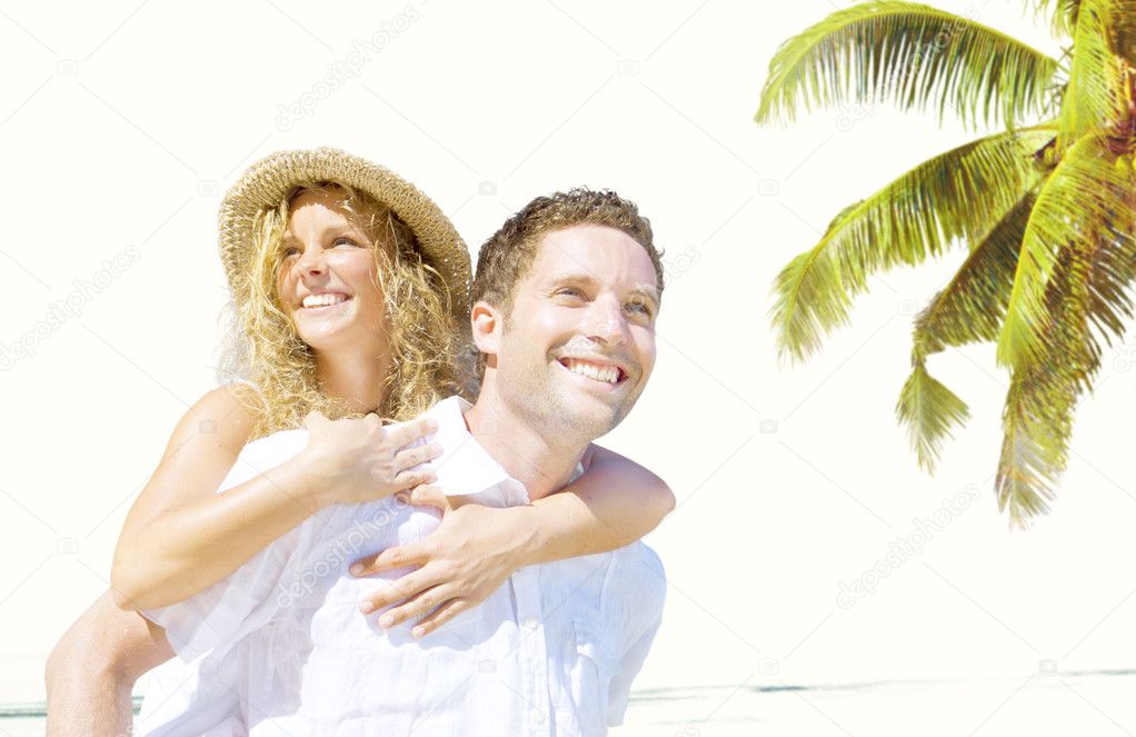 Couple Love Island Concept