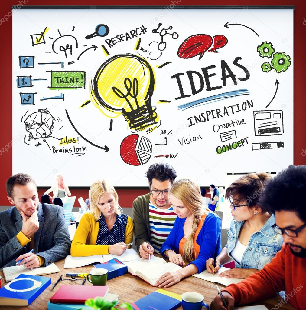 Ideas, Creativity Knowledge, Inspiration Concept