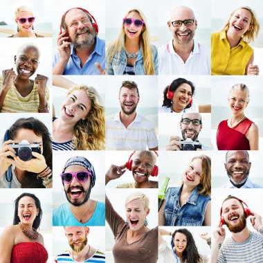 Dostluk Beach kavramı yapıştırma