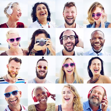 Dostluk Beach kavramı yapıştırma