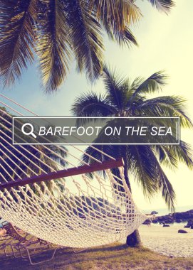 Çerçeve ile yaz tatili arka plan