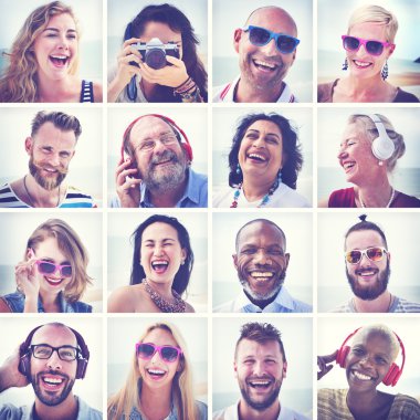 Dostluk Beach kavramı yapıştırma