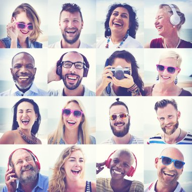 Dostluk Beach kavramı yapıştırma