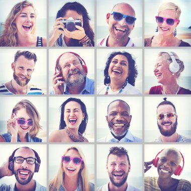 Dostluk Beach kavramı yapıştırma