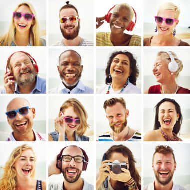 Dostluk Beach kavramı yapıştırma