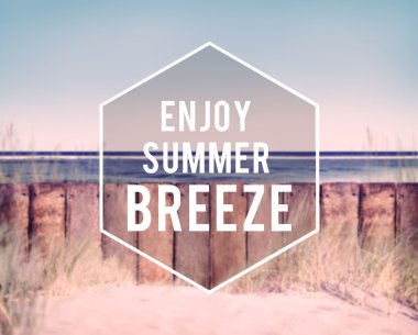 Summer Breeze tatil kavramı keyfini çıkarın