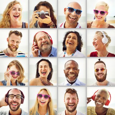 Dostluk Beach kavramı yapıştırma