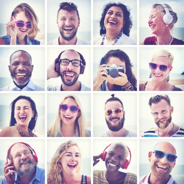 Dostluk Beach kavramı yapıştırma