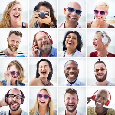 Dostluk Beach kavramı yapıştırma