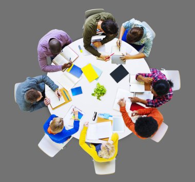 People Working in a Team Concept