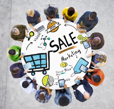 Satış, finans gelir para kavramı